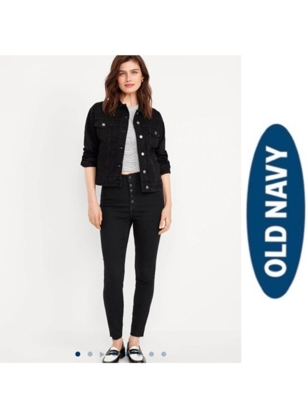 Old Navy | Extra High-Waisted Rockstar 360 Stretch Super-Skinny Jeans | Size 8